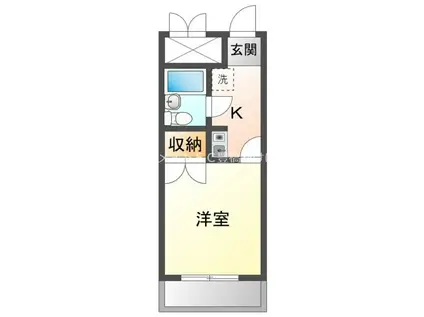 アイビックビットハウス(1K/5階)の間取り写真