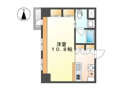 KDXレジデンス東桜I(ワンルーム/10階)の間取り写真