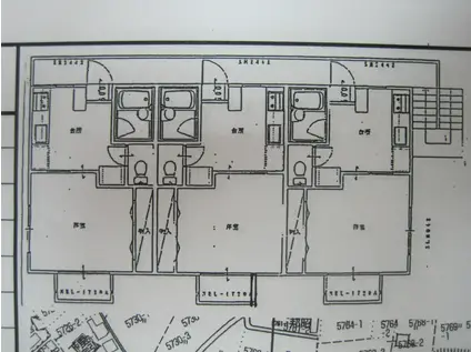 モノリス押野203(1K/2階)の間取り写真