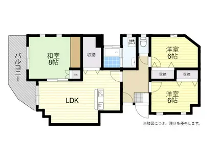 OTSビル(3LDK/3階)の間取り写真