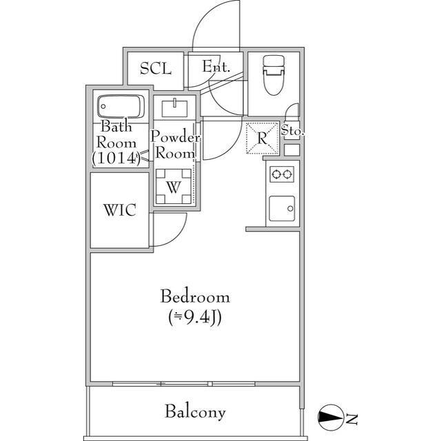 MEJIRORESIDENCE(ワンルーム/3階)の間取り写真
