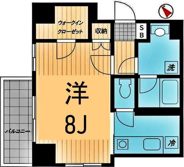 パークルームズ(1K/2階)の間取り写真