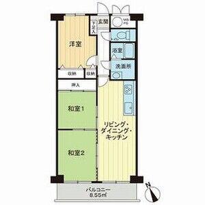 ライオンズマンション八事ガーデン 壱番館(3LDK/10階)の間取り写真