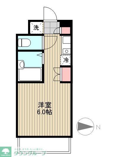 ラヴオラーレ高島平(1K/3階)の間取り写真