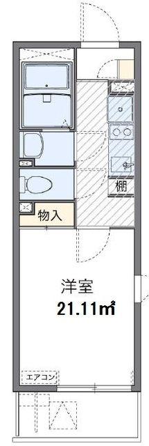 レオネクストアーカイブIII(1K/3階)の間取り写真