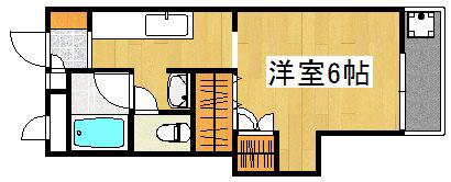 城西ロイヤルハイム(1K/3階)の間取り写真