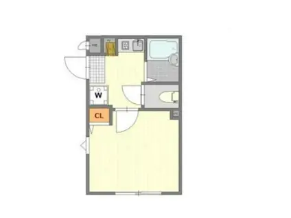 NOTICE馬込(1K/3階)の間取り写真