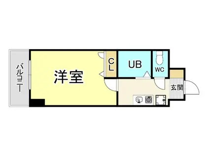 カサ デ カンティーナ(1K/6階)の間取り写真