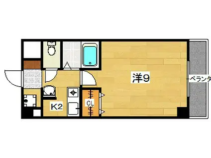 MPLAZA津田駅前11番館(1K/6階)の間取り写真