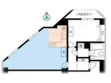 リベラル桜新町(1LDK/3階)の間取り写真