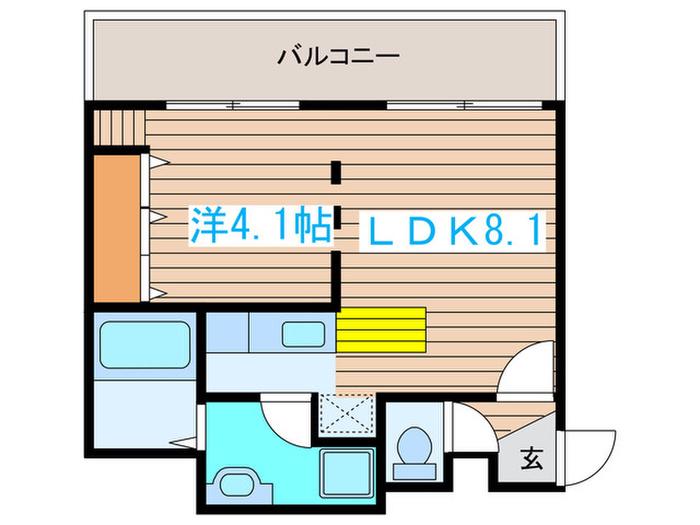 SーFORT北円山(1LDK/10階)の間取り写真