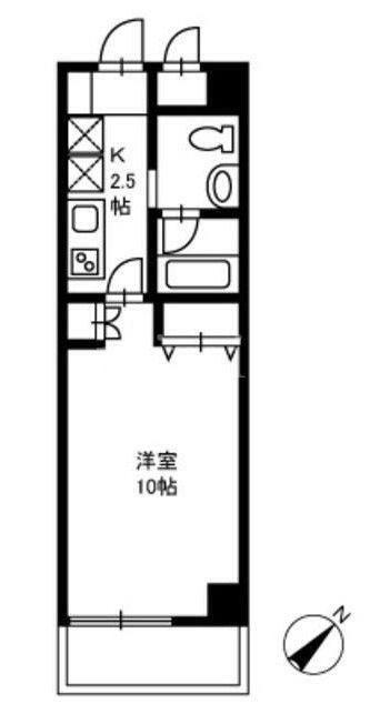 SEQUENCE(1K/2階)の間取り写真