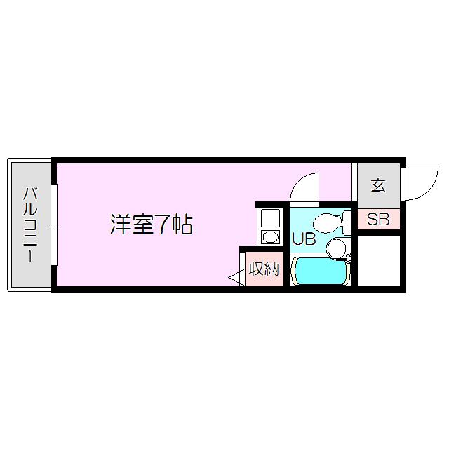 レバンガAP新大阪イースト(ワンルーム/8階)の間取り写真