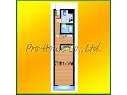 MI ANHELO(ワンルーム/3階)の間取り写真