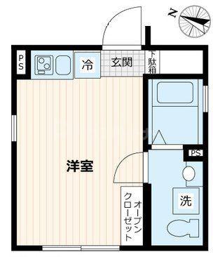 CELAVI MOTOHASUNUMA(ワンルーム/4階)の間取り写真