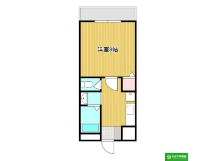 SOFIA(1K/2階)の間取り写真