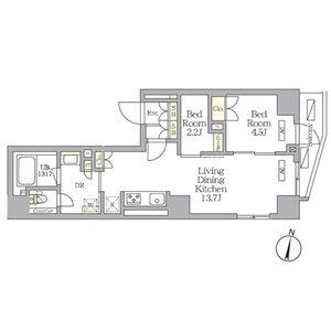 NOGATA RESIDENCE(2LDK/3階)の間取り写真