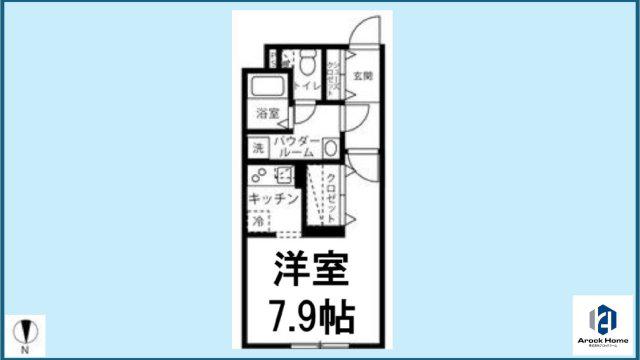 クレストタップ名古屋ウエスト(ワンルーム/3階)の間取り写真