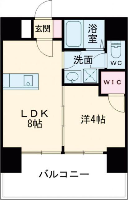 ブエナビスタ神戸イースト(1LDK/5階)の間取り写真