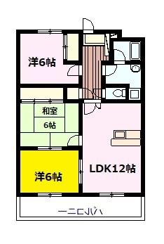 ロイヤルコーポRYU(3LDK/1階)の間取り写真
