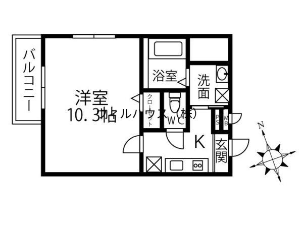 フジパレス堺東Ⅰ番館(1K/1階)の間取り写真