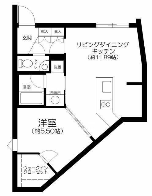 APARTMENT小石川後楽園(1LDK/3階)の間取り写真