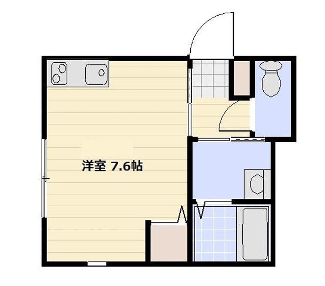埼玉高速鉄道 南鳩ケ谷駅 徒歩3分 3階建 築10年(ワンルーム/1階)の間取り写真