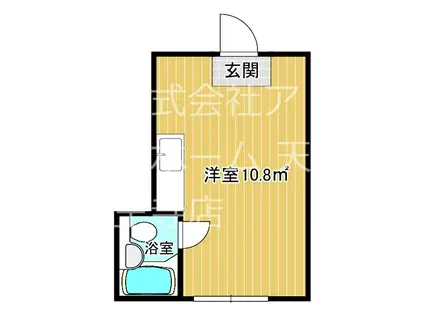 プレアール昭和町II(ワンルーム/4階)の間取り写真