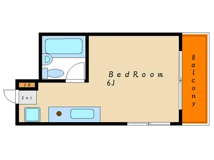 ステラ21(ワンルーム/2階)の間取り写真