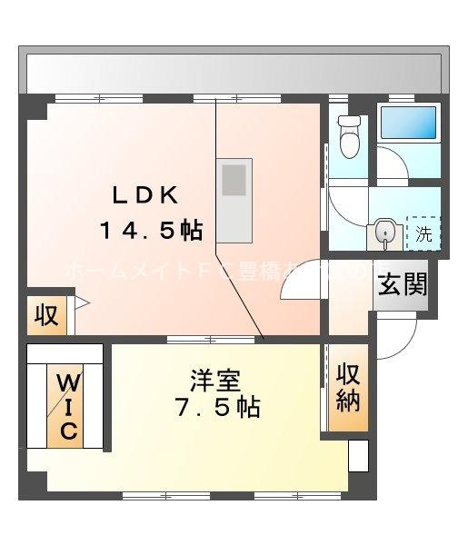 アルフィーネ東曙(1LDK/3階)の間取り写真