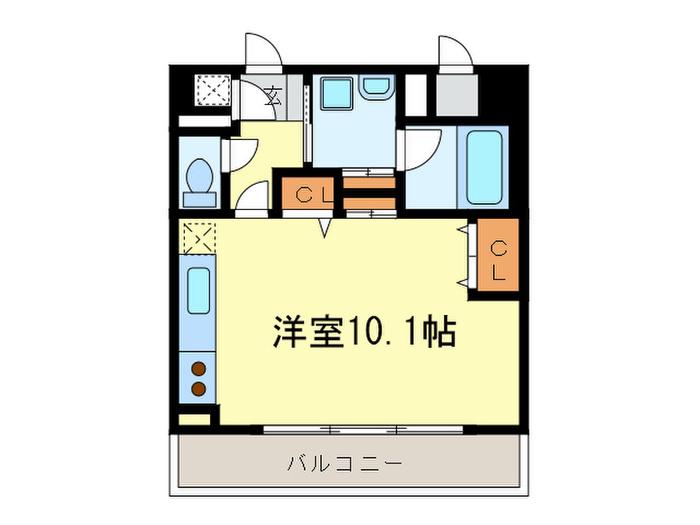 西宮アネックス(ワンルーム/3階)の間取り写真