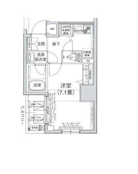 アイル イムーブル錦糸町(1K/3階)の間取り写真