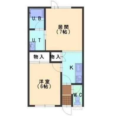 プロスパ(1LDK/1階)の間取り写真