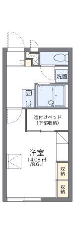 レオパレスサンエイ(1K/1階)の間取り写真