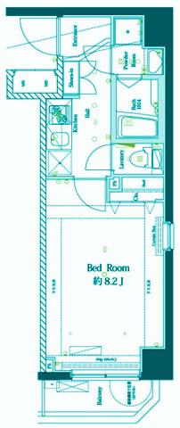 アゼスト千鳥町(1K/3階)の間取り写真