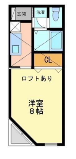 プレデュ・パルク(1K/3階)の間取り写真