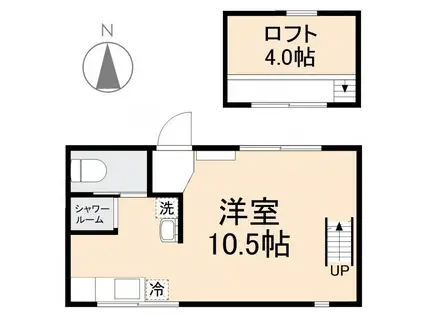 CASAFOYER(ワンルーム/3階)の間取り写真