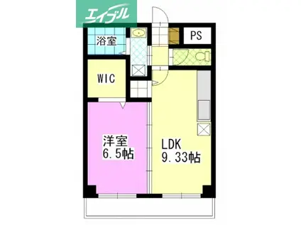 マリアージュ(1LDK/1階)の間取り写真