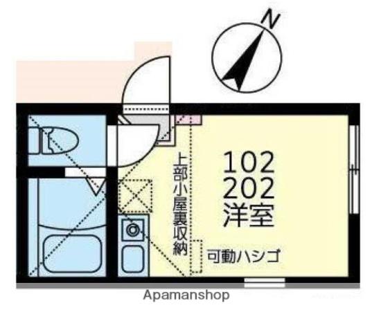 コート・ライズ神大寺(ワンルーム/2階)の間取り写真