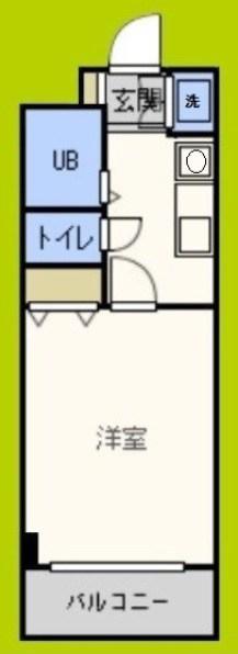 Mプラザ城東六番館(1K/5階)の間取り写真