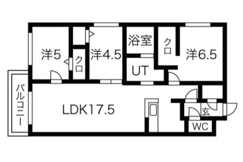 ATTRAENTE(3LDK/2階)の間取り写真