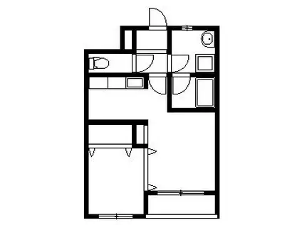 エバスマイルT(1LDK/3階)の間取り写真