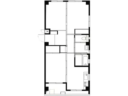 第5ストークマンション(3DK/1階)の間取り写真