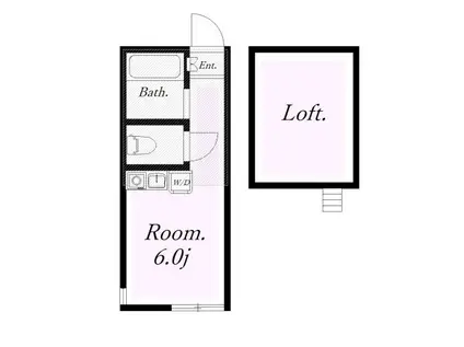 ユナイト新子安サンマルタン(ワンルーム/1階)の間取り写真