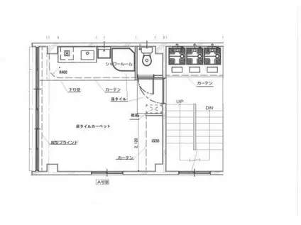 日本橋小伝馬町 万文堂ビル4A室(ワンルーム/4階)の間取り写真