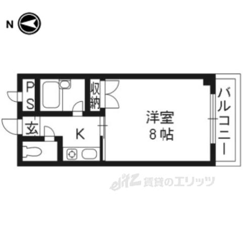 Mプラザ津田駅前八番館(1K/3階)の間取り写真