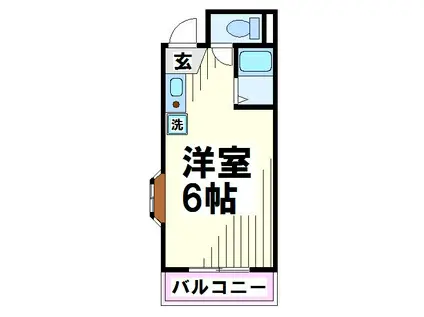メゾンオーブ(ワンルーム/3階)の間取り写真