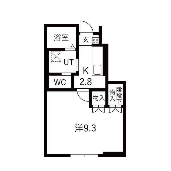 KA PILINA(1K/1階)の間取り写真