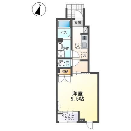 T-VILLAGE(1K/1階)の間取り写真
