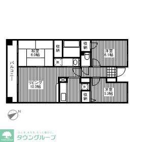 ソシアプラザ(3LDK/3階)の間取り写真